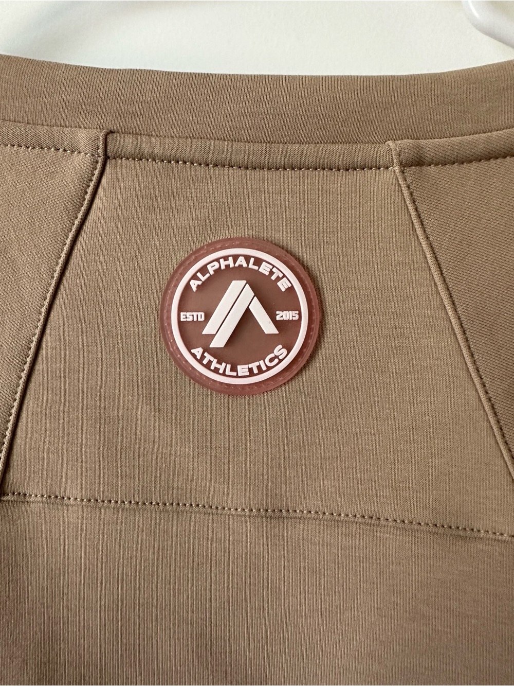 Alphalete Embossed Logo Crewneck - Beige - Picture 6 of 6